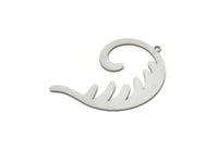 Steel Charm, Stainless Steel, Steel Pendants, Charm Pendants, Steel Charms With 1 Loop (39x27x0.80mm) SMP1941