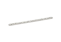 Steel Star Bracelet, Stainless Steel Flat Bracelet With 2 Holes, North Star Patterned Bangle, Bracelet Bangle (157x10x0.80mm) SMP1999