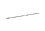 Steel Star Bracelet, Stainless Steel Flat Bracelet With 2 Holes, Steel Star Patterned Bangle, Bracelet Bangle (157x8x0.80mm) SMP2000