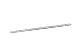 Steel Star Bracelet, Stainless Steel Flat Bracelet, Stainless Steel Star Patterned Bangle, Bracelet Bangle (157x8x0.80mm) SMP2005
