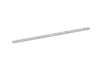 Steel Bracelet, Stainless Steel Flat Bracelet With 2 Holes, Steel Geometric Patterned Bangle, Bracelet Bangle (157x8x0.80mm) SMP2003
