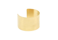 Brass Bracelet Blank - Raw Brass Flat Stamping Bracelet Blanks, Bangles (40x145x0.80mm) BRC243