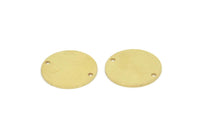 Pirinç Yuvarlak Konnektör, 2 Delikli 8 Ham Pirinç Yuvarlak Konnektör, Bulgular (18x0,80 mm) SMP1930