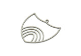 Steel Shield Charm, Stainless Steel Shield Shaped Charms With 1 Loop, Charm Pendants, Findings (26.5x26.5x0.80mm) SMP1977