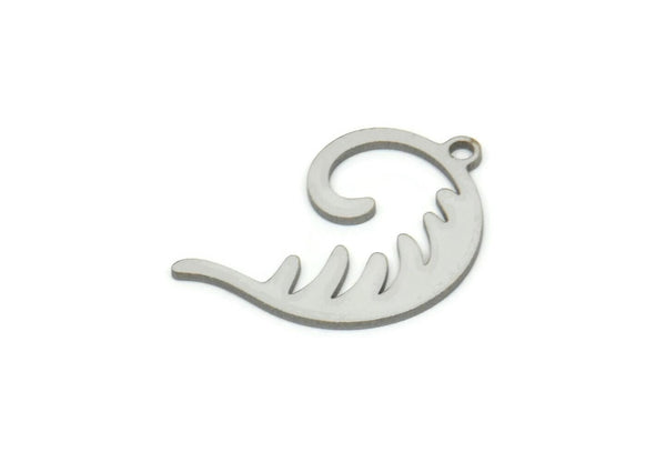 Steel Charm, Stainless Steel, Steel Pendants, Charm Pendants, Steel Charms With 1 Loop (22x14x0.80mm) SMP1980
