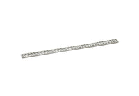 Adjustable Bangle Bracelet, Stainless Steel Flat Bracelet With 2 Holes, Steel Bracelet, Steel Bracelet Bangle (145x10x0.80mm) SMP1990