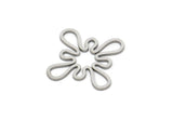 Steel Irregular Charm, Stainless Steel Irregular Shaped Charms, Findings (20x0.80mm) SMP2120