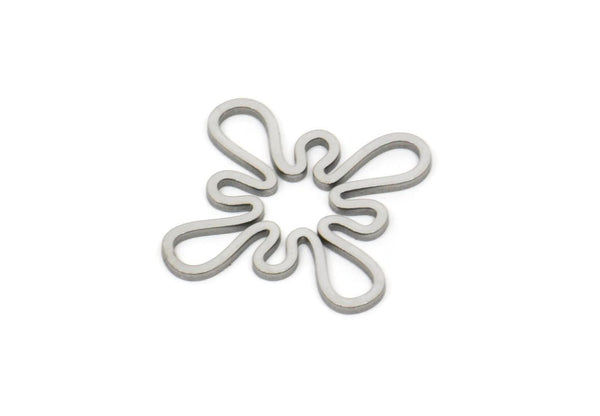 Steel Irregular Charm, Stainless Steel Irregular Shaped Charms, Findings (20x0.80mm) SMP2120