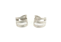 Wide Ear Cuff, 24 Antique Silver Plated Brass Ear Cuffs With One Hole Round  Findings (9mm) D0206