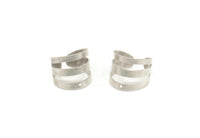 Wide Ear Cuff, 24 Antique Silver Plated Brass Ear Cuffs With One Hole Round  Findings (9mm) D020626