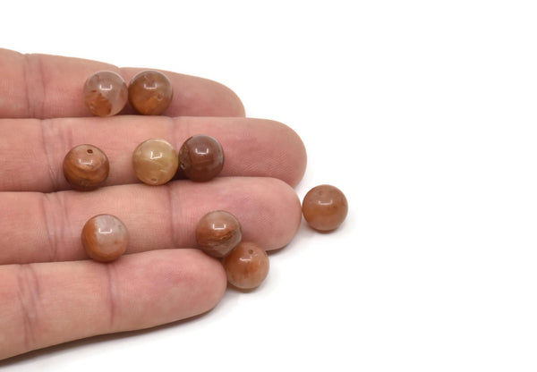Wholesale Gemstone Bead, 12 Natural Gemstones, Natural Stone Beads For Jewellery (10mm) T013
