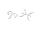 Steel Zodiac, Stainless Steel Zodiac Findings, Charm Pendants, Earring Charms, Findings SMP2106