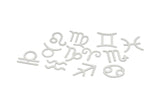 Steel Zodiac, Stainless Steel Zodiac Findings, Charm Pendants, Earring Charms, Findings SMP2106