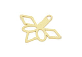 Brass Charm, Raw Brass Charms With 1 Hole, Earring Charms, Pendant Charms, Findings (20x24x0.60mm) SMP2112