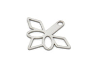 Steel Charm, Stainless Steel Charms With 1 Hole, Earring Charms, Pendant Charms, Findings (20x24x0.80mm) SMP2112