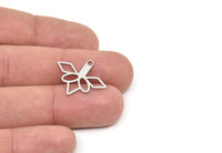 Steel Charm, Stainless Steel Charms With 1 Hole, Earring Charms, Pendant Charms, Findings (20x24x0.80mm) SMP2112