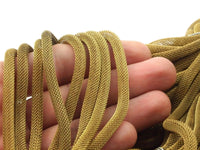 Brass Mesh Chain, 2 M- (5mm) Raw Brass Mesh Chain Ch002  ( Z108 )
