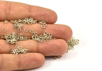 3mm Jump Ring - 250 Antique Silver Plated Brass Jump Rings (3x0.60mm) A0395