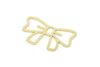Pirinç Kurdele Tılsımı, Ham Pirinç Papyon Tılsımları, Küçük Kurdele Tılsımları, Kurdele Bağlantı Parçaları, Bulgular (15x25x0,60 mm) SMP2161