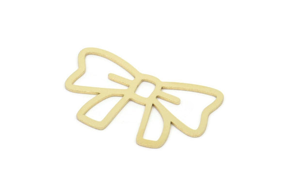 Pirinç Kurdele Tılsımı, Ham Pirinç Papyon Tılsımları, Küçük Kurdele Tılsımları, Kurdele Bağlantı Parçaları, Bulgular (15x25x0,60 mm) SMP2161