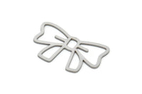 Çelik Kurdele Tılsımı, Paslanmaz Çelik Papyon Tılsımları, Küçük Kurdele Tılsımları, Kurdele Bağlantı Parçaları, Bulgular (15x25x0,80 mm) SMP2161