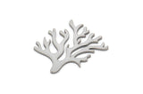 Steel Reef Charm, Stainless Steel Coral Charms, Findings (20x15x0.80mm) SMP2164