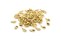 Gold Parrot Clasp, 12 Gold Plated Brass Lobster Claw Clasps (10x5mm) A0364 Q0058