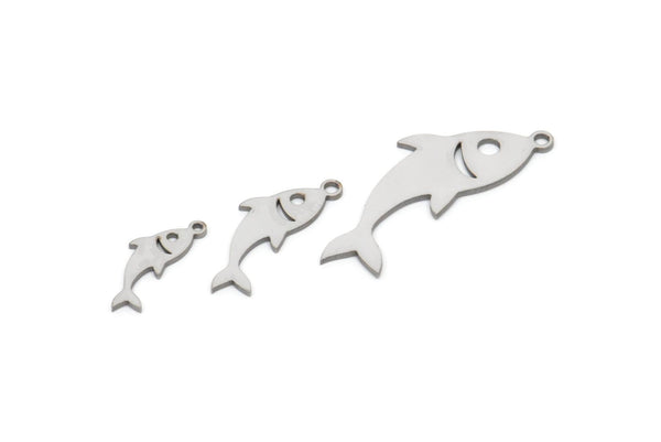 Çelik Balık Tılsımı, 1 Döngülü Paslanmaz Çelik Balık Tılsımları, Boşluklar, Bulgular (15/20/30x0,80 mm) SMP2150