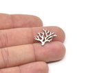 Steel Reef Charm, Stainless Steel Coral Charms, Findings (20x15x0.80mm) SMP2164