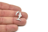 Steel Fish Charm, Stainless Steel Fish Charms With 1 Loop, Blanks, Findings (14/19/28x0.80mm) SMP2184