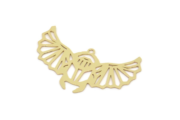 Brass Bug Charm, Raw Brass Insect Charms With 1 Loop (21x35x0.60mm) SMP2319