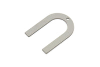 Steel Charm, Stainless Steel, Steel Pendants, U Shaped Charms, Steel Semi Circle Charms With 1 Hole (25/28/30x0.80mm) SMP2227