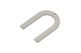 Steel Charm, Stainless Steel, Steel Pendants, U Shaped Charms, Steel Semi Circle Charms With 1 Hole (25/28/30x0.80mm) SMP2227