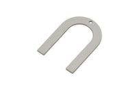 Steel Charm, Stainless Steel, Steel Pendants, U Shaped Charms, Steel Semi Circle Charms With 1 Hole (25/28/30x0.80mm) SMP2227