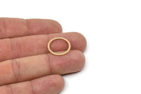 18mm Circle Connector, Raw Brass Circle Connectors, Findings (18x1mm) SMP2352 A5791