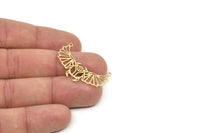 Pirinç Böcek Tılsımı, 2 Halkalı Ham Pirinç Böcek Tılsımları (19,5x35x0,60 mm) SMP2317