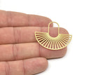 Brass Sun Charm, Raw Brass Sun Charms, Findings (36x40x0.60mm) SMP2330