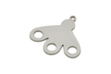 Steel Charm, Stainless Steel Charms With 1 Loop, Charm Pendants, Findings (20x21x0.80mm) SMP2339