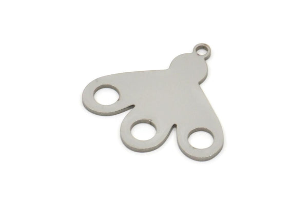 Steel Charm, Stainless Steel Charms With 1 Loop, Charm Pendants, Findings (20x21x0.80mm) SMP2339