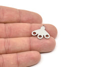 Steel Charm, Stainless Steel Charms With 1 Loop, Charm Pendants, Findings (20x21x0.80mm) SMP2339