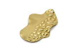 Brass Charm, Raw Brass Mixed Charms, Brass Wavy Charms, Irregular Charms, Findings D959-D1099-D1047-D1203-D1166