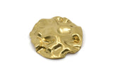 Brass Charm, Raw Brass Mixed Charms, Brass Wavy Charms, Irregular Charms, Findings D0732-D0801-D0727
