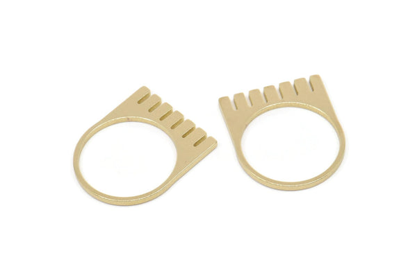 Brass Ring, Raw Brass Rings, Jewelry Supplies, Ring Findings SMP2360