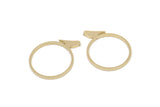 Brass Ring, Raw Brass Tiny Bird Rings, Bird Jewelry, Ring Findings SMP2362