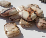 Brown Turquoise 35 mm Gemstone Rectangle Beads 1 pc. T003