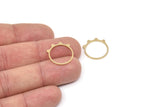 Brass Ring, Raw Brass Rings, Jewelry Supplies, Ring Findings SMP2365