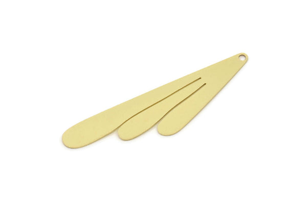 Pirinç Kanat Tılsımı, 1 Delikli Ham Pirinç Kanat Tılsımları, Bulgular (45x12x0,60 mm) SMP2373