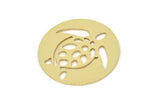 Brass Turtle Blank, Raw Brass Turtle Blanks, Bird Findings, Charms (20/30/40x0.60mm) SMP2380
