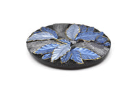 Vintage Flower Belt, 1 Vintage Flower And Leaves Handcraft Belt Buckle (99x75mm) - Made In Germany T095