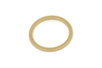 18mm Circle Connector, Raw Brass Circle Connectors, Findings (18x1mm) SMP2352 A5791